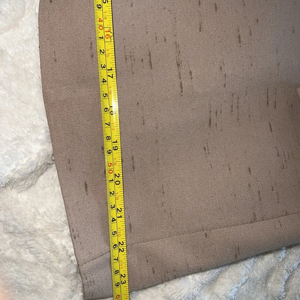 After Six Taupe Blazer with Dark Brown Trim